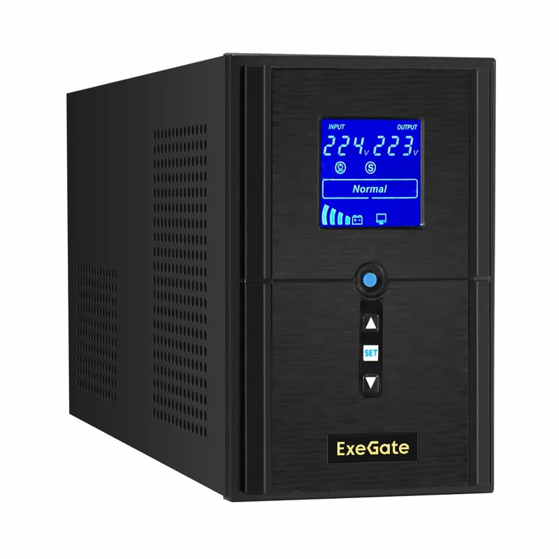 ИБП ExeGate SineTower SN-1500 с дисплеем