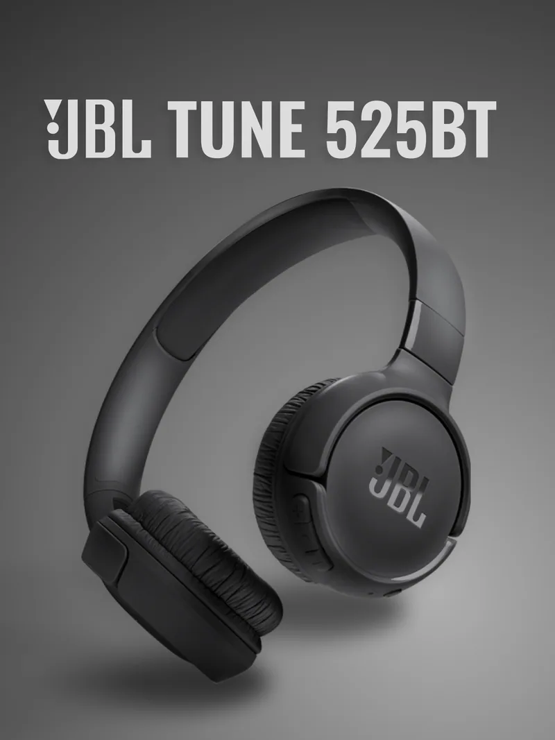 Наушники беспроводные JBL Tune 525BT, черный, с микрофоном