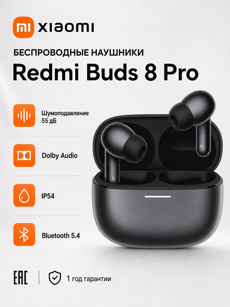 Наушники TWS Xiaomi Redmi Buds 8 Pro, беспроводные