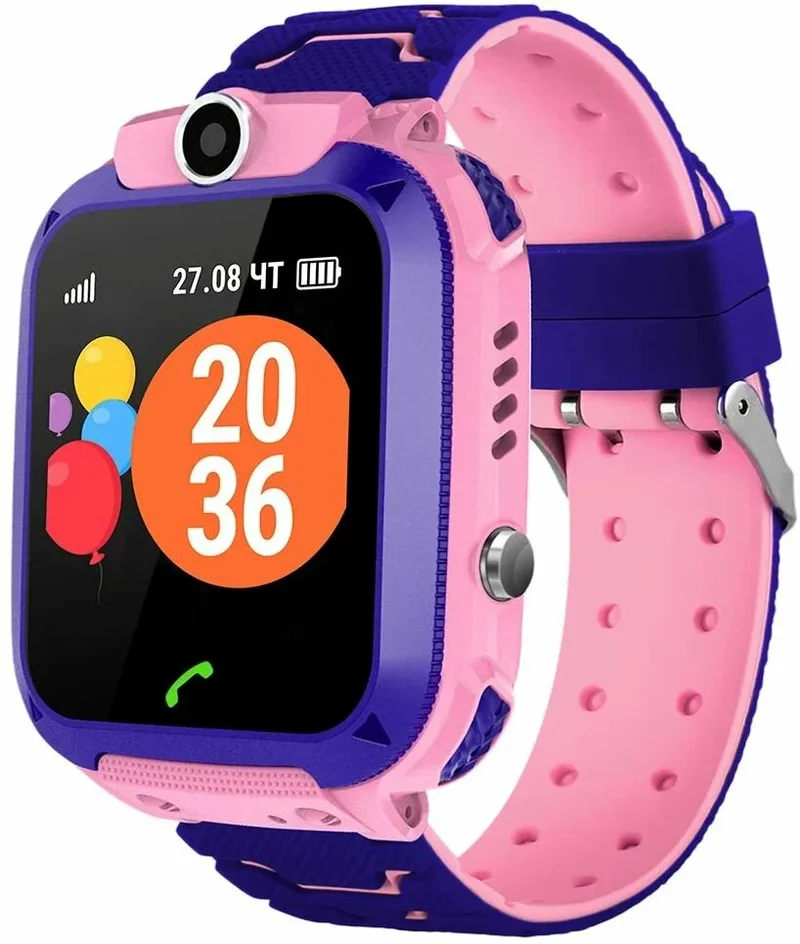 Geozon KID детские смарт-часы с аудиомониторингом розовые